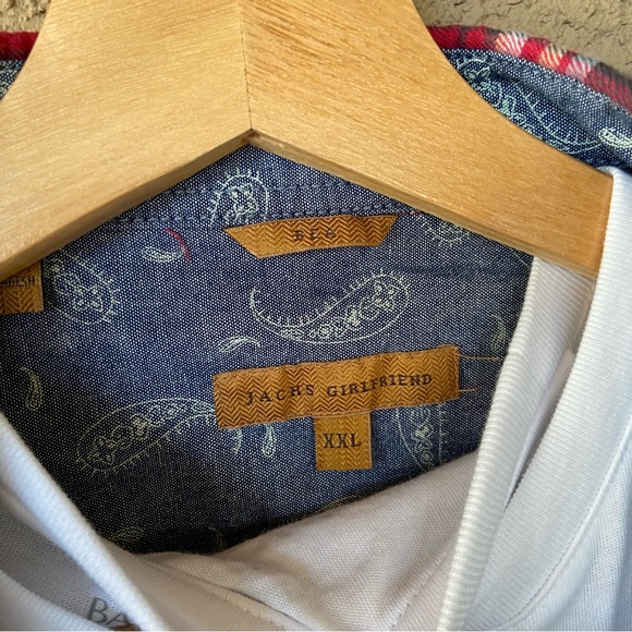 Weathered Classic Red Plaid Flannel by Jach’s Girlfriend - Picture 5 of 11